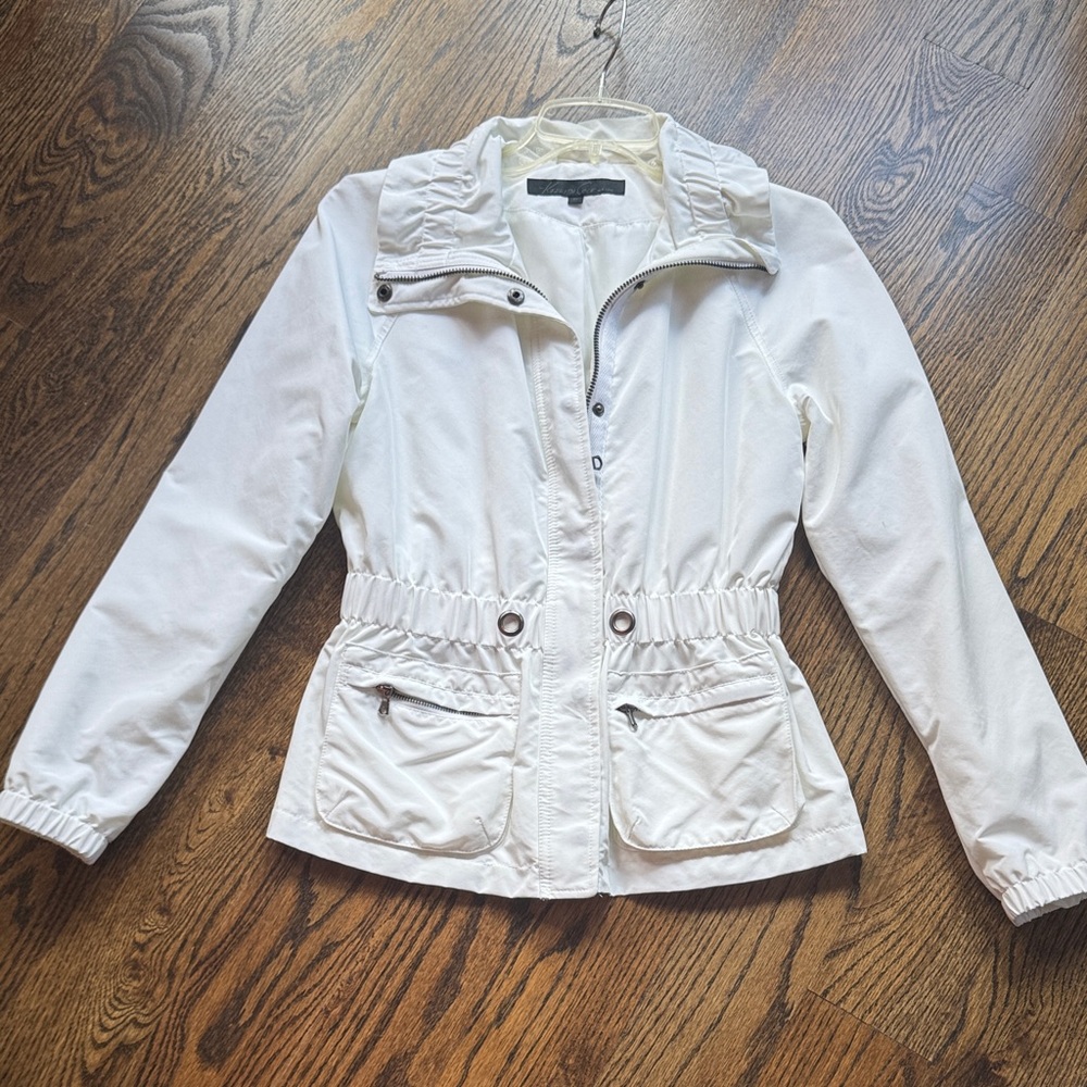 Kenneth Cole White Utility Jacket